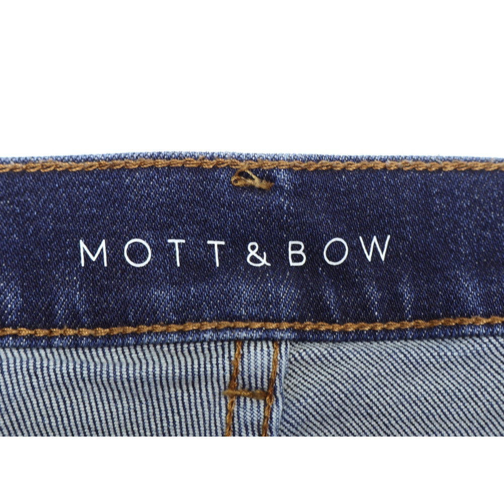 Mott & Bow 31x30 Women's Boyfriend Jean Dark Indigo Blue Premium Denim - Picture 6 of 8